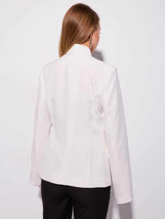 Жакет женский приталенный с воротником-стойкой