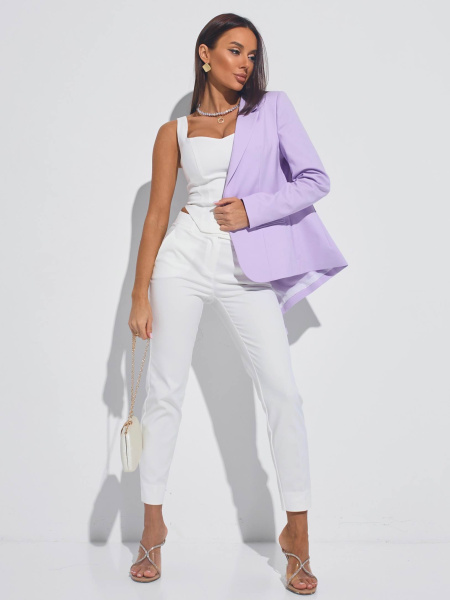 Брюки женские офисные, белые