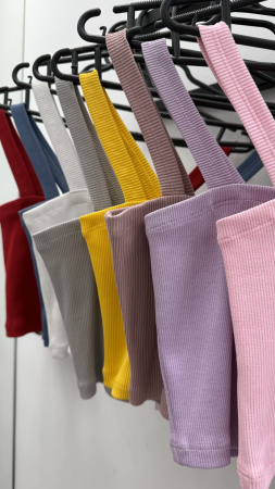 Топ базовый кашкорсе, темно-розовый 