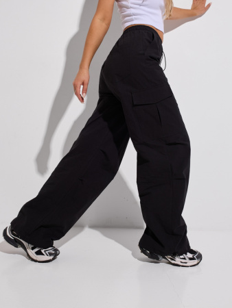 Брюки-баллоны спортивные женские с карманами