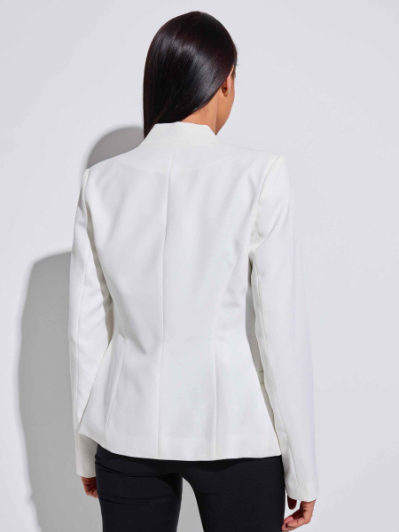 Жакет женский приталенный, белый