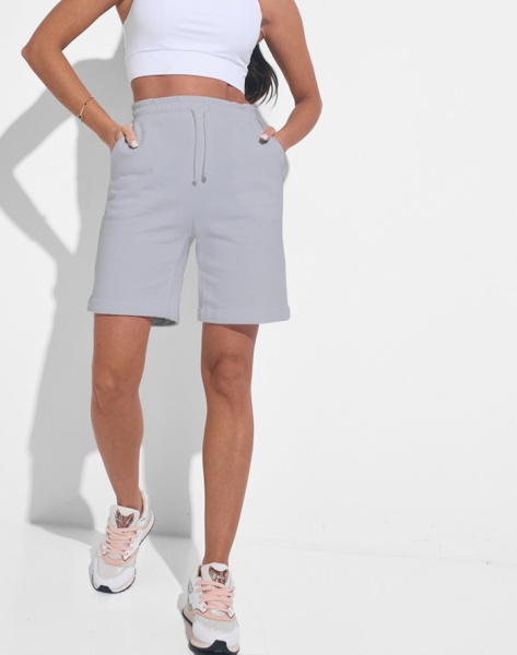 Шорты женские трикотажные, серые