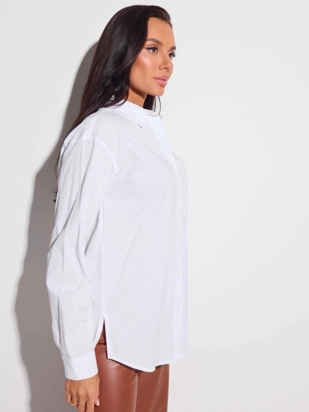 Рубашка женская хлопковая с накладным карманом