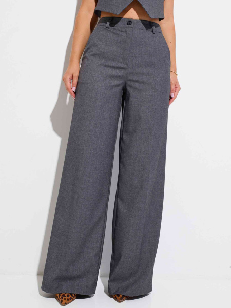 Женские брюки-палаццо из вискозы