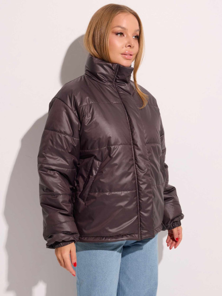 Куртка демисезонная, горький шоколад