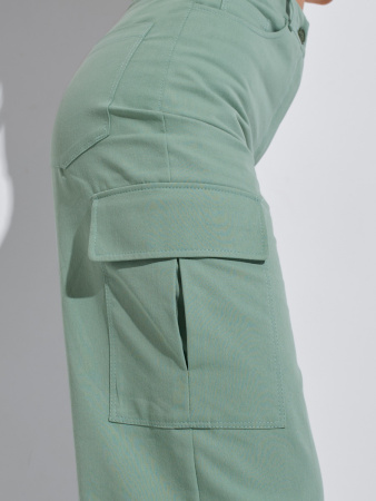 Брюки-карго женские, оливковые