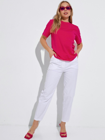 Футболка женская базовая, фуксия