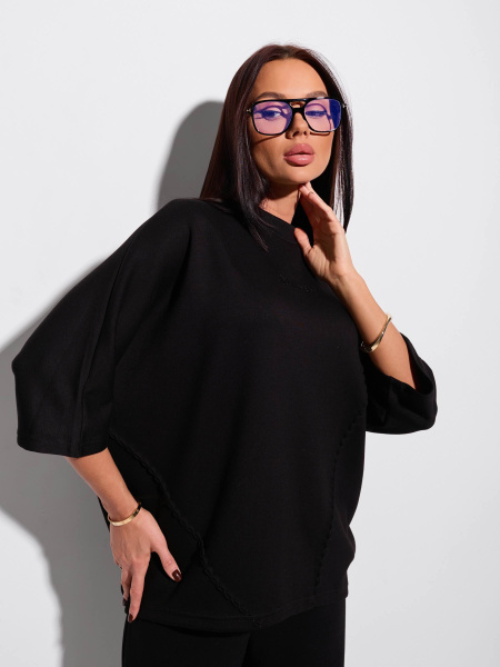 Трикотажный костюм оверсайз