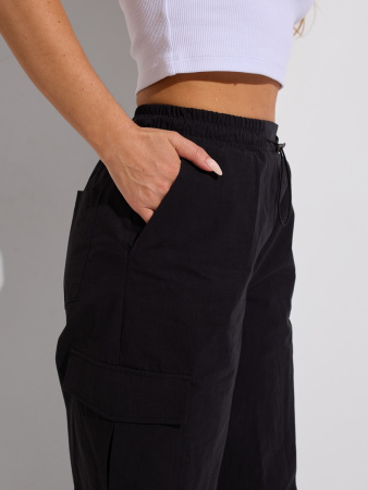 Брюки-баллоны спортивные женские с карманами